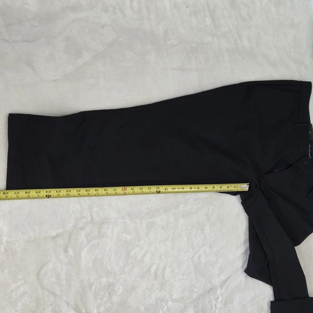 Banana Republic Men's Performance Golf Pants Black Flat Front 34x29 NWT